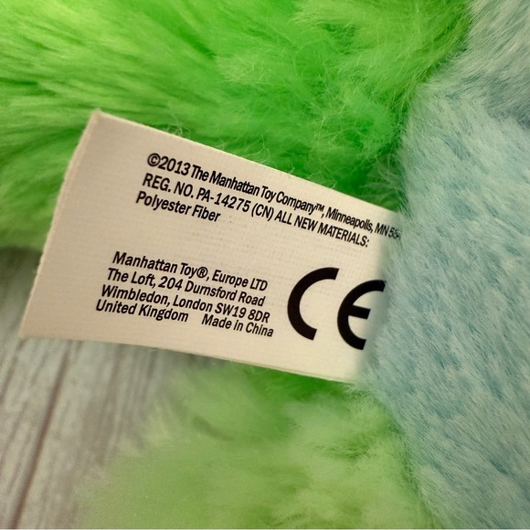 Green Iguana Lizard Hand Puppet Plush Toy The Manhatten Toy Company 2013 - Picture 11 of 11